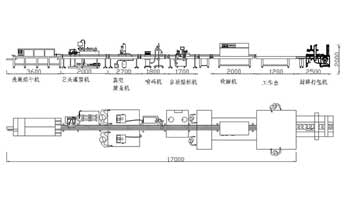 洗瓶2灌裝真空旋噴碼貼標(biāo)收縮打包生產(chǎn)線